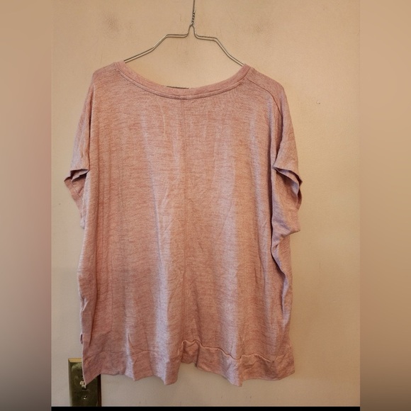 Time and tru pink blouse size womens large oversized - Picture 2 of 3